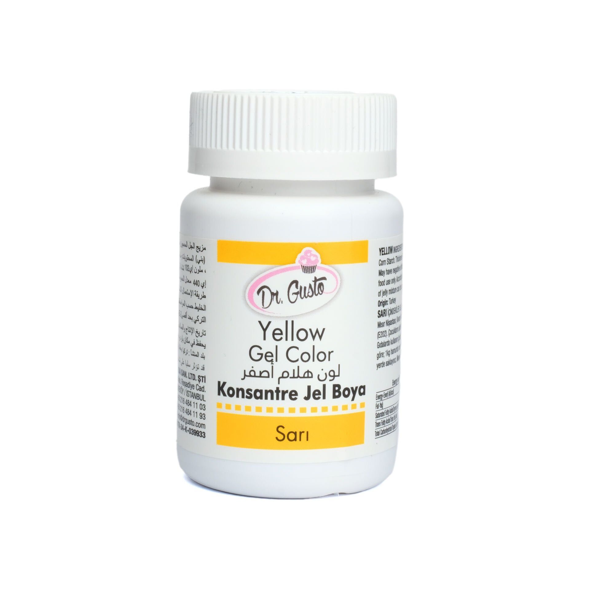JEL GIDA BOYASI SARI 100GR