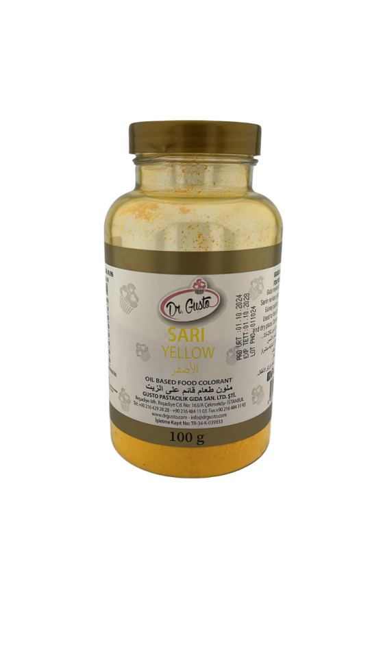 YAĞ BAZLI TOZ BOYA 100GR. SARI