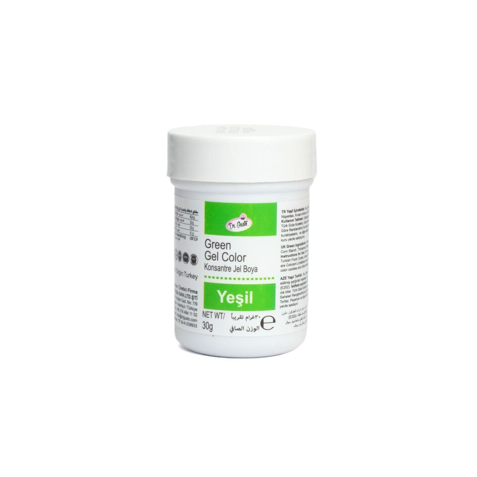 DR GUSTO 30GR JEL BOYA YEŞİL