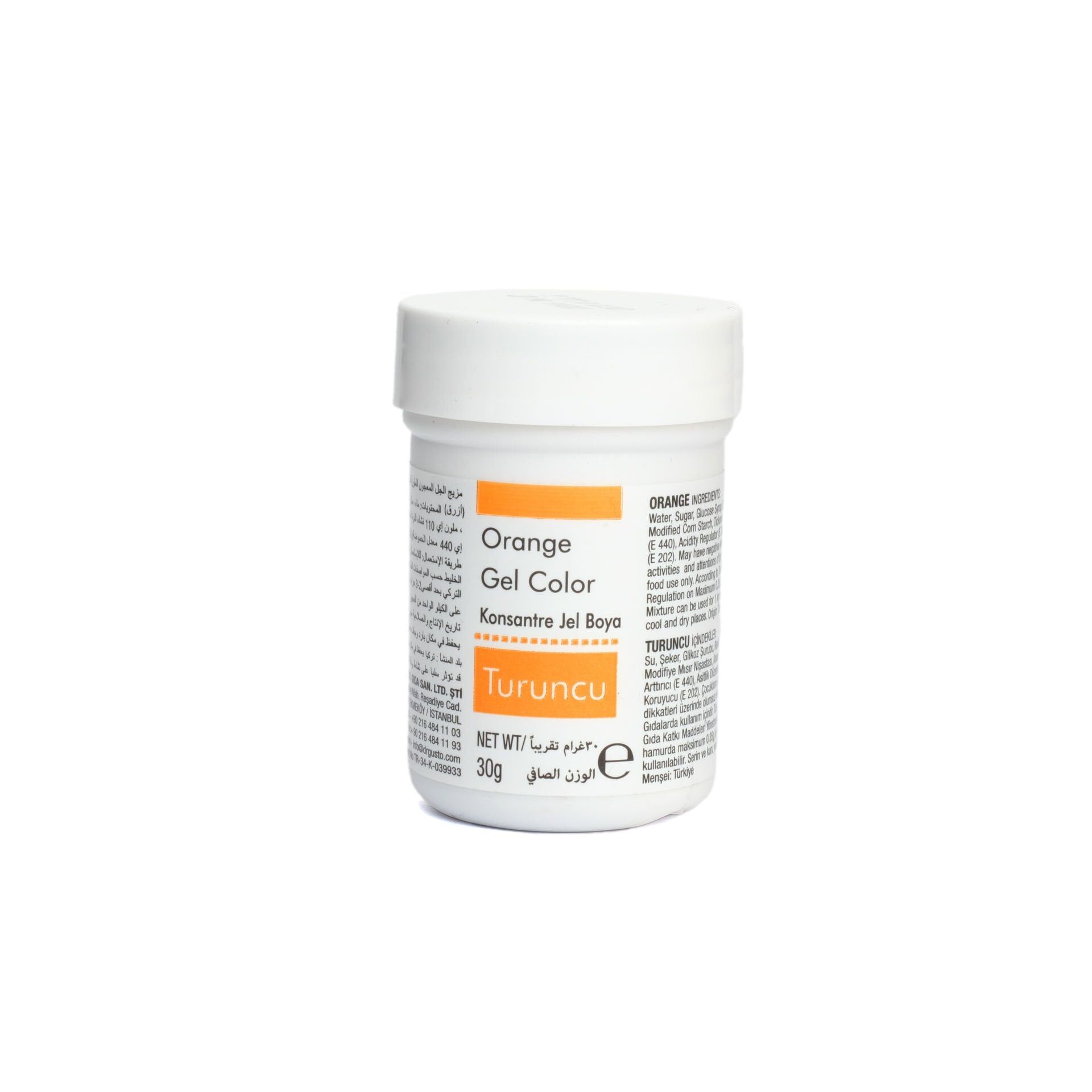 DR GUSTO 30GR JEL BOYA TURUNCU