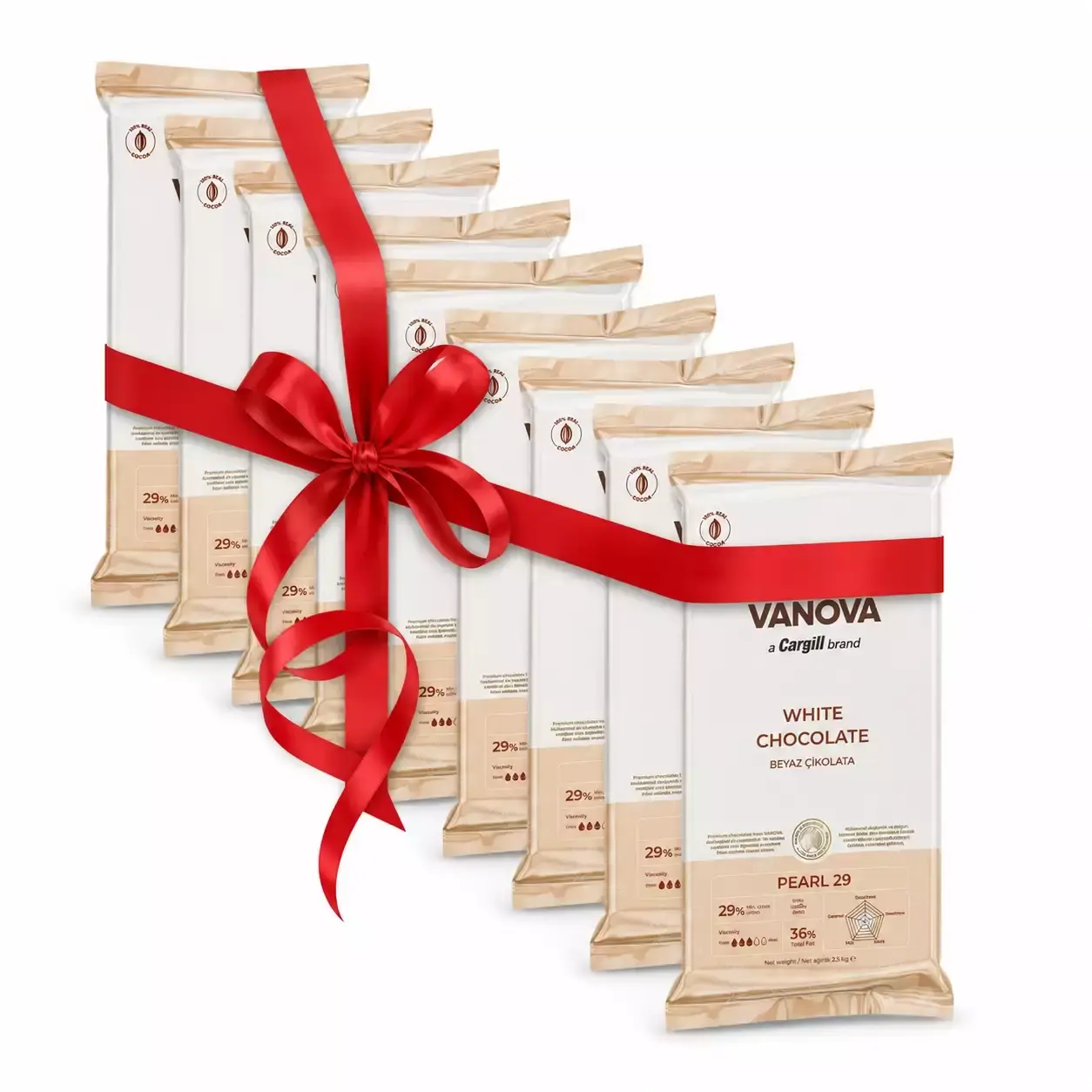 VANOVA %29 FİLDİŞİ  PUL ÇİKOLATA 2,5 KG